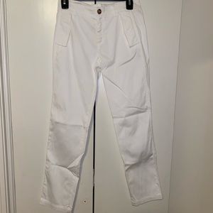 white gucci pants!
